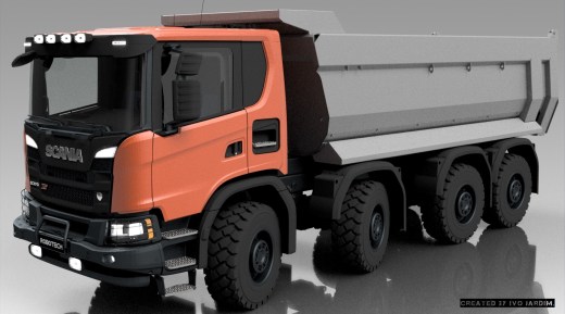 斯堪尼亚G370 XT 8x8卡车1比1缩略图